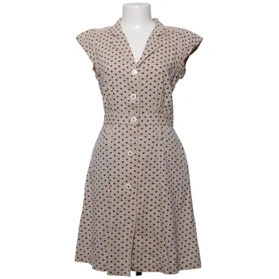 Jurk (Beige, Blauw, Meerkleurig) van Edith & Ella Acetaat, Katoen
