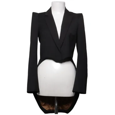 Tailcoat jacket (Black) from H&M Elastane, Polyester, Viscose, Wool