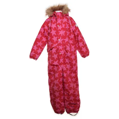 Overall (Pink, Red) from Ticket to Heaven Nylon, Polyester, Faux fur