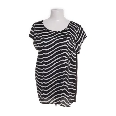 Blouse (Zwart, Wit) van Opus Katoen, Modal, Polyester