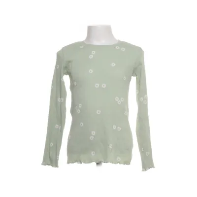 Långärmad t-shirt (Grön, Vit) från Lindex Kids Bomull, Elastan