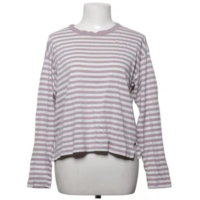 T-shirt à manches longues (Violet, Blanc) de Monki Coton, Modal