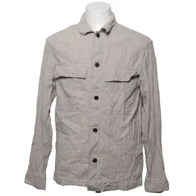 Skjorte (Regular Fit) fra H&M Man Bomuld, Elastan, Linned
