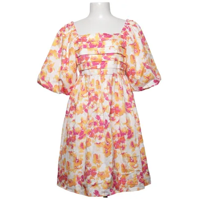 Klänning (Vit, Flerfärgad) från Selected Femme Ekologisk bomull, Polyester