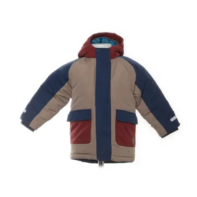 Vinterjacka (Blå, Röd, Beige) från Next Elastan, Polyester