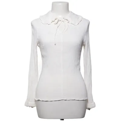 Bluse (Hvid) fra Dobber Acetat, Viscose