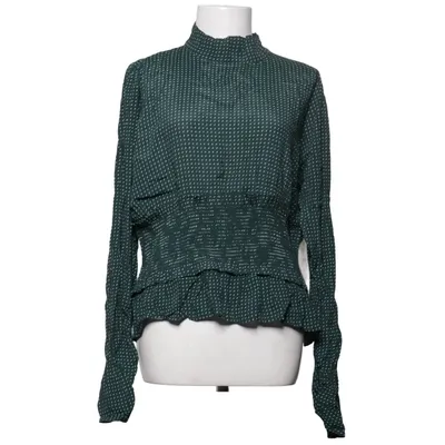 Blouse (Green, White) from Norr Viscose