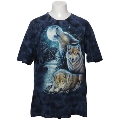 T-shirt (Bleu, Multicolore) de Rock Eagle Coton