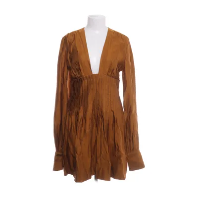 Jurk (Bruin) van Miista Linnen, Viscose