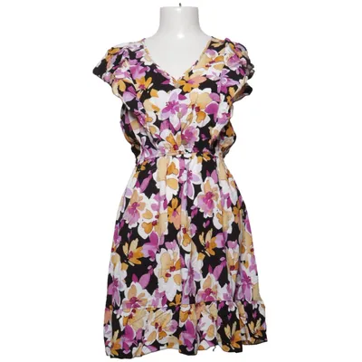 Dress (Black, Multicolored) from Defox Cotton