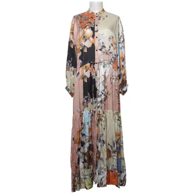 Maxikjole (Pink, Brun, Flerfarvet) fra Munthe Silke, Viscose