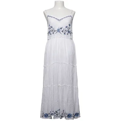 Maxi dress (White, Blue) from George Polyester, Viscose