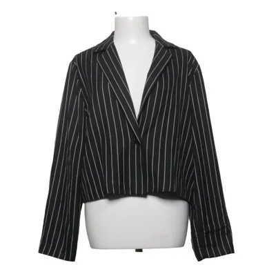 Blazer (Noir, Blanc) de Junkyard Polyester, Viscose