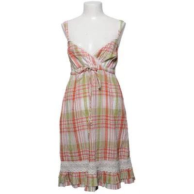 Kleid (Weiß, Rot, Grün) von Flash Baumwolle, Metallfaser