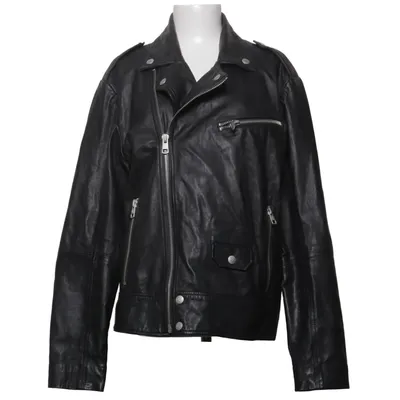 Bikerjack (Zwart) van Calvin Klein Jeans Leer
