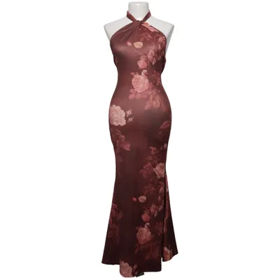 Halternek jurk (Bruin) van Shein Elastaan, Polyester