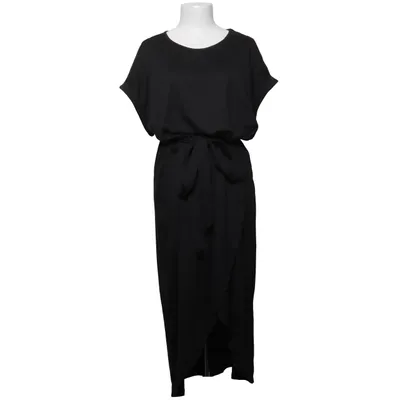 Wrap dress (Black) from Shein Curve Elastane, Polyester