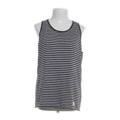 Tank Top (Gray, Blue) from Cleptomanicx Cotton