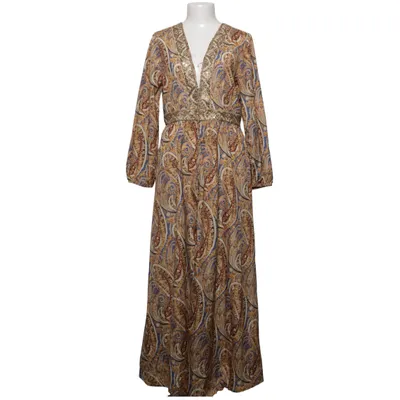 Maxikjole (Blå, Brun, Beige) fra Meisïe Genanvendt polyester