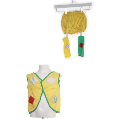 Maskeradkläder (Gul, Flerfärgad) från Pippi