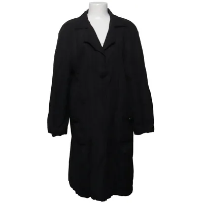 Mantel (Schwarz) von Peek & Cloppenburg Baumwolle, Metallfaser, Polyester