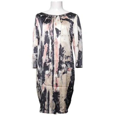 Robe (Noir, Beige, Rose) de Demoy Élasthane, Soie