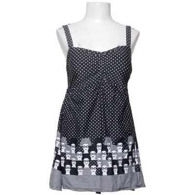 Badekleid (Schwarz, Weiß) von Ulla Popken Elasthan, Polyamid, Polyester