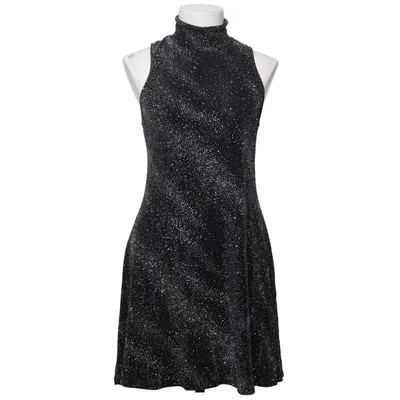 Cocktail dress (Black, Silver) from NLY One Elastane, Metallic fiber, Polyamide