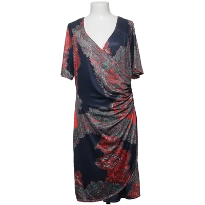 Kleid (Blau, Rot, Mehrfarbig) von Carla F Elasthan, Polyester