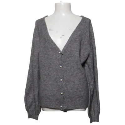 Cardigan (Gray) from Ichi Acrylic, Elastane, Recycled polyester