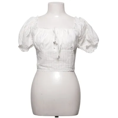 Dirndl blouse (Wit) van Cider Katoen, Polyester