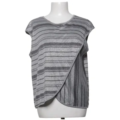 Haut (Gris) de 365 Three-Sixty-Five Fibre métallique, Polyamide, Polyester, Viscose