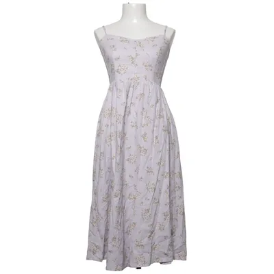 Klänning (Flerfärgad, Lila) från H&M Premium Quality Bomull, Linne