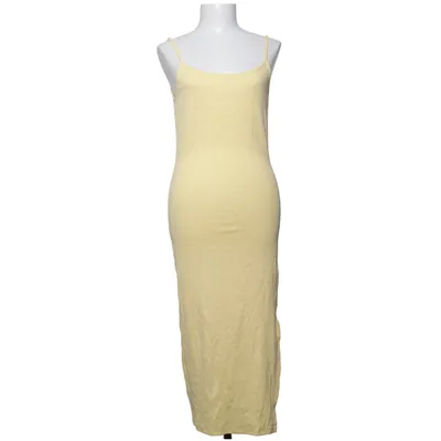 Robe longue (Jaune) de Amisu Coton, Élasthane