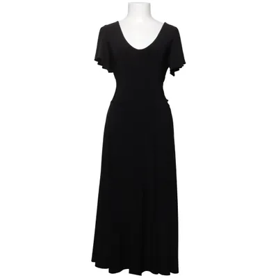 Robe longue (Noir) de AYM Élasthane, Polyester recyclé