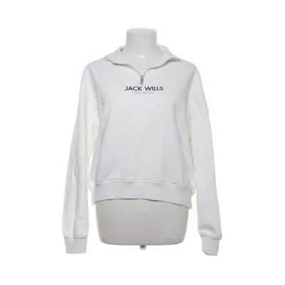 Collegetröja (Vit) från Jack Wills Bomull, Polyester