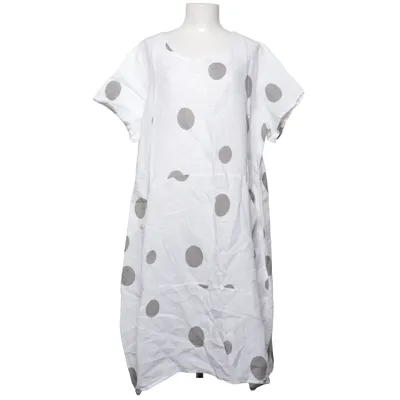 Dress (White, Gray) from Colett Linen