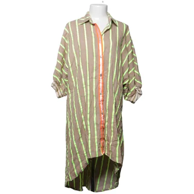 Shirt dress (Brown, Yellow) from Made in italy