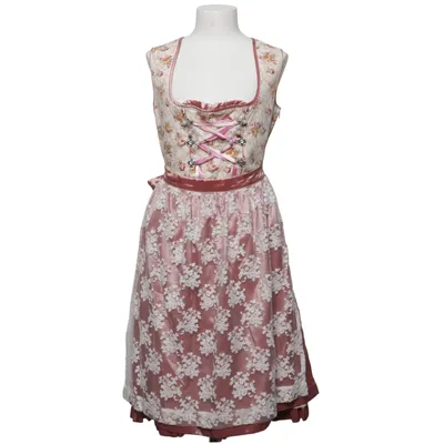 Dirndl (Rose, Blanc) de Edel Heiss Coton, Polyester