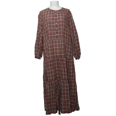 Kjole (Brun, Hvid, Blå) fra Uniqlo Genanvendt polyester