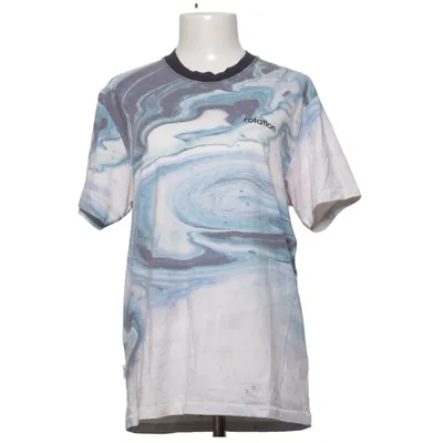 T-shirt (Blauw, Wit, Zwart) van Rotation Katoen, Polyester