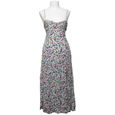 Robe longue (Beige, Multicolore) de Zara Viscose