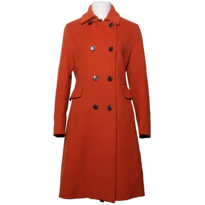 Frakke (Rød) fra Weekend MaxMara Polyester, Uld