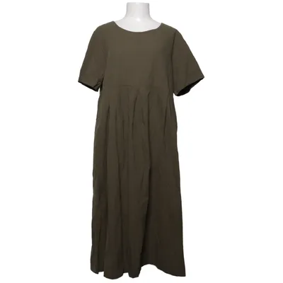 Dress (Green) Linen, Viscose
