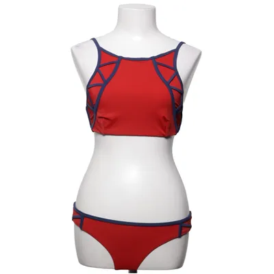 Bikini (Rouge, Bleu) de Twintip Élasthane, Polyamide, Polyester