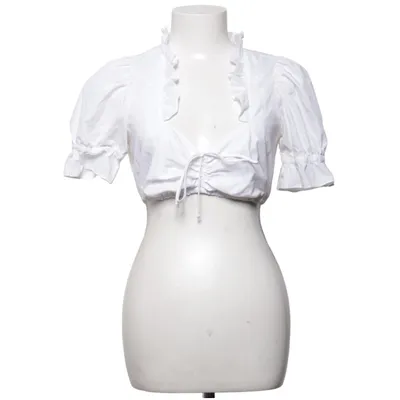 Dirndlblus (Vit) från Country Line Bomull, Polyester