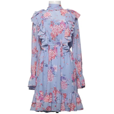 Klänning (Blå, Rosa, Flerfärgad) från By Malina Collection Elastan, Polyester