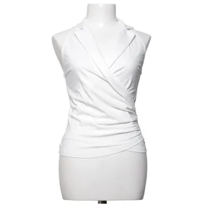 Tank Top (White) from Ogl Elastane, Polyamide, Viscose