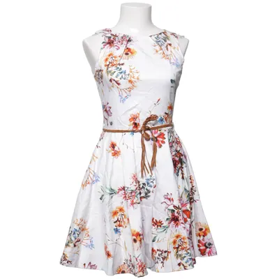 Robe (Blanc, Multicolore) de Closet Coton, Élasthane