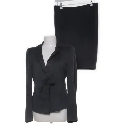 Mantelpak (Zwart, Blauw) van Armani Collezioni Acetaat, Katoen, Elastaan, Polyamide, Polyester, Viscose